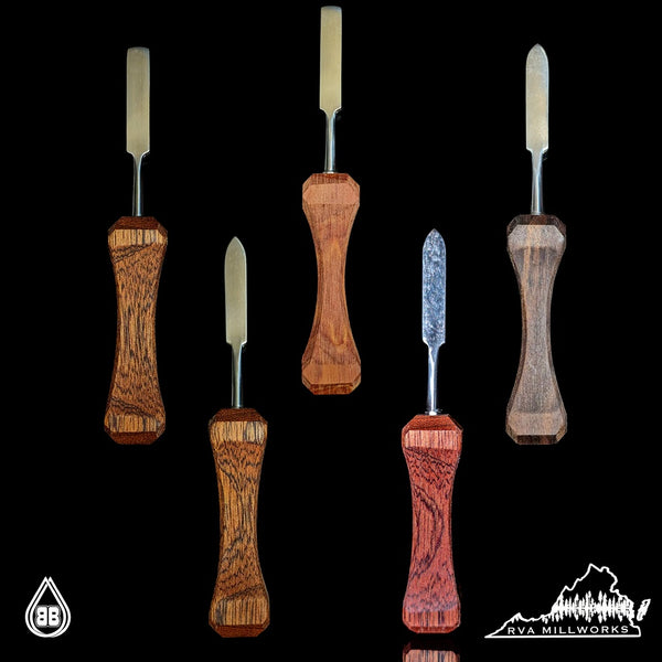 Cellini & Co handcrafted wood handle dab tools