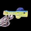 603 Glass - Mahi Mahi #1 Fish Whistle Traveler Chillum Pipes