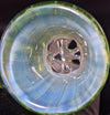 Welch Glass - 18mm Slide #20 (Mystery Aventurine & Uv lime)