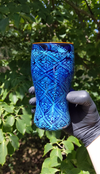 FireSpiderGlass -  Fumed Pint Glass #8