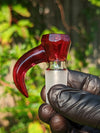 Valts Glass - Faceted Brim 18mm #9 (Pomegranate)